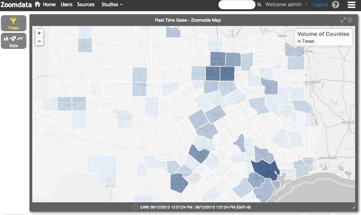 Zoomable Map(County)