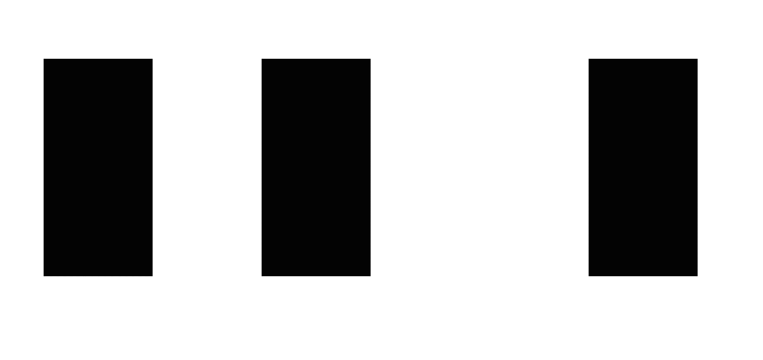 図1.2: 三つの短径が描かれている