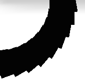 図1.18: 左上を軸として回転している