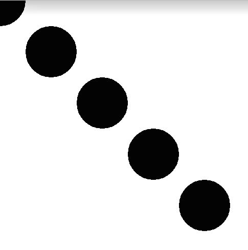 図1.17: ５つの円が描かれている